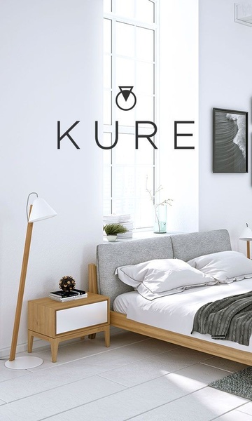 platform bed, bed frame, bedroom furniture, upholstered bed, wood bed frame, modern bed, brand awareness, new arrival, lifestyle, editorial, calm, fresh, neutral, brown